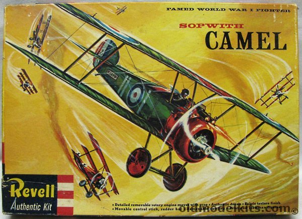 Revell 1/28 Sopwith Camel -  'S' Issue, H197-198 plastic model kit